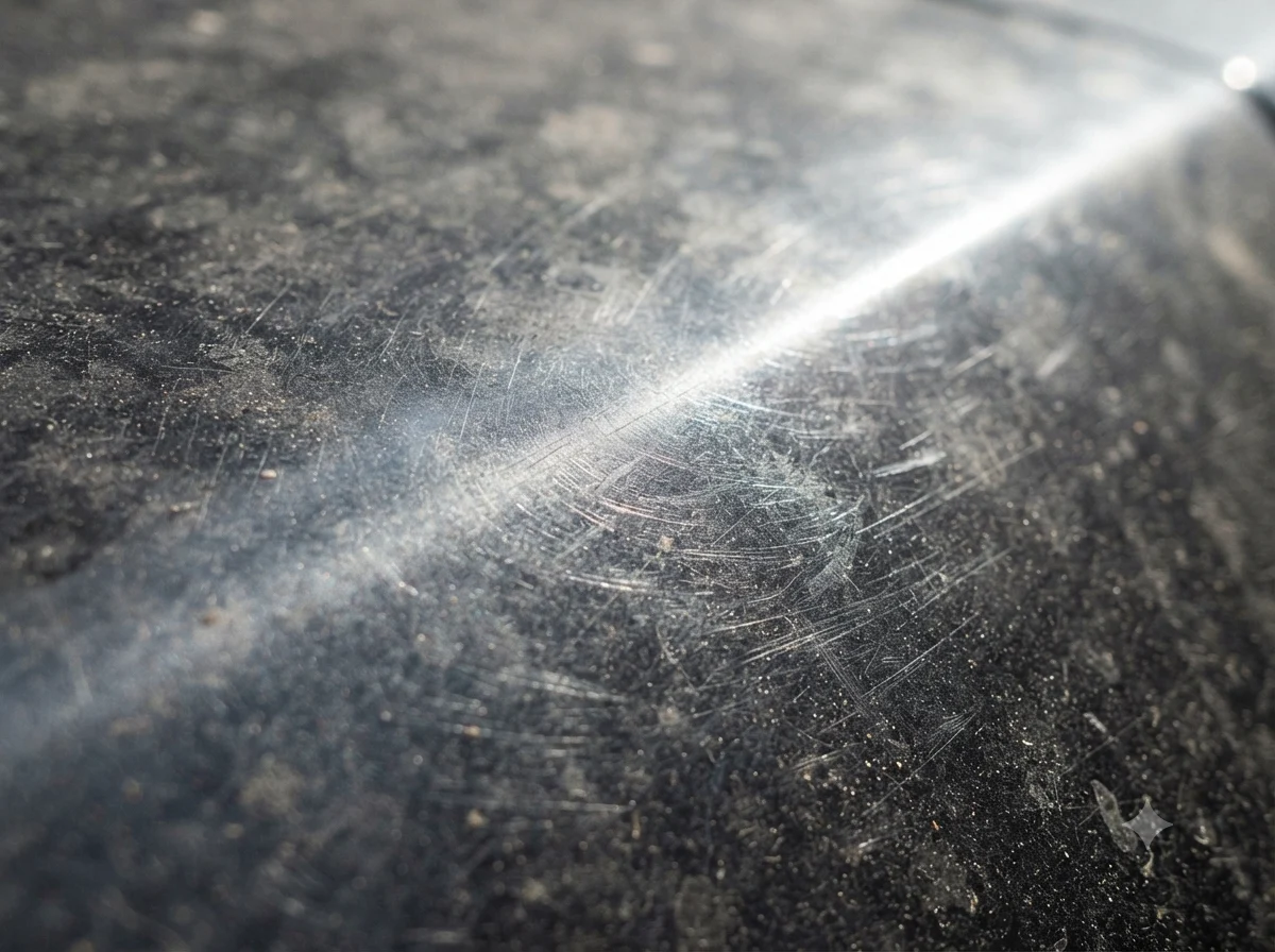Windshield glass polishing service on a car in Dhaka by ShineX